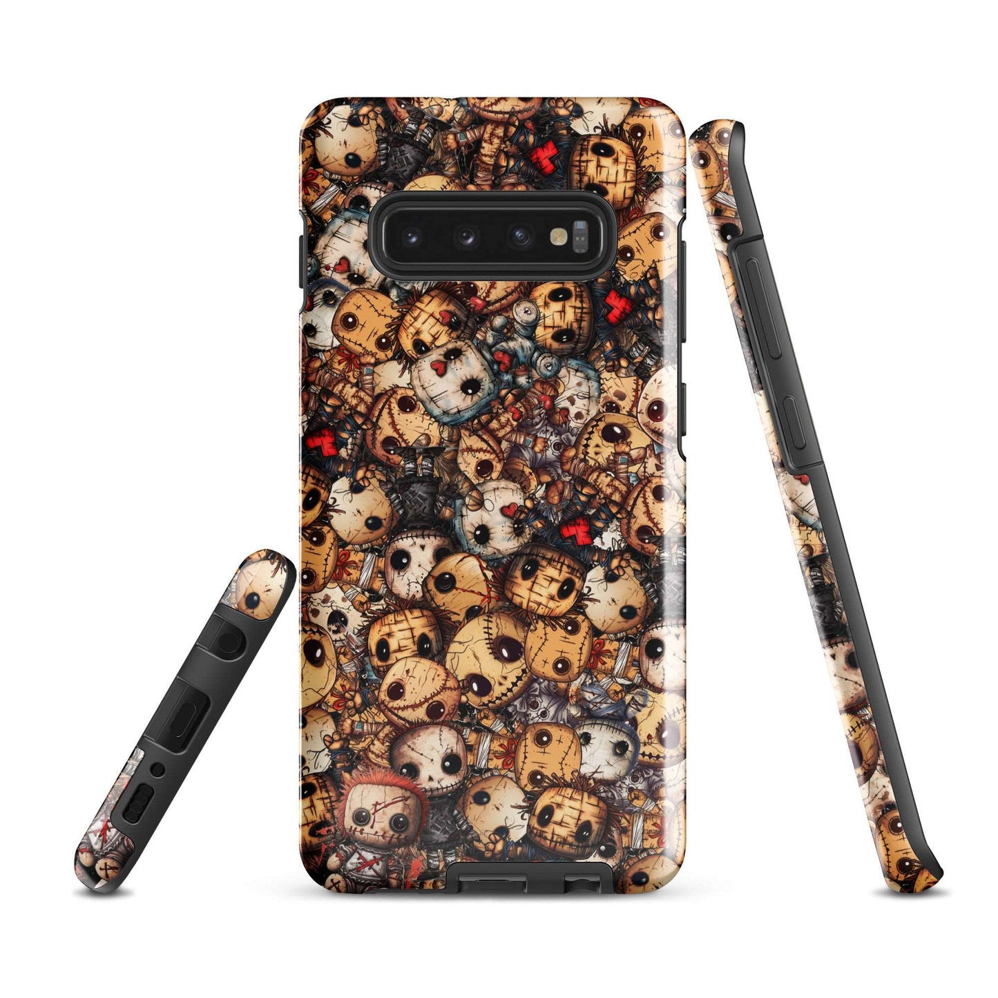 Dark Voodoo Style Tough Samsung® Case | Voodoo Dolls Phone Cover | Black Magic Themed Phone Accessories | "Stitches and Sabotage"