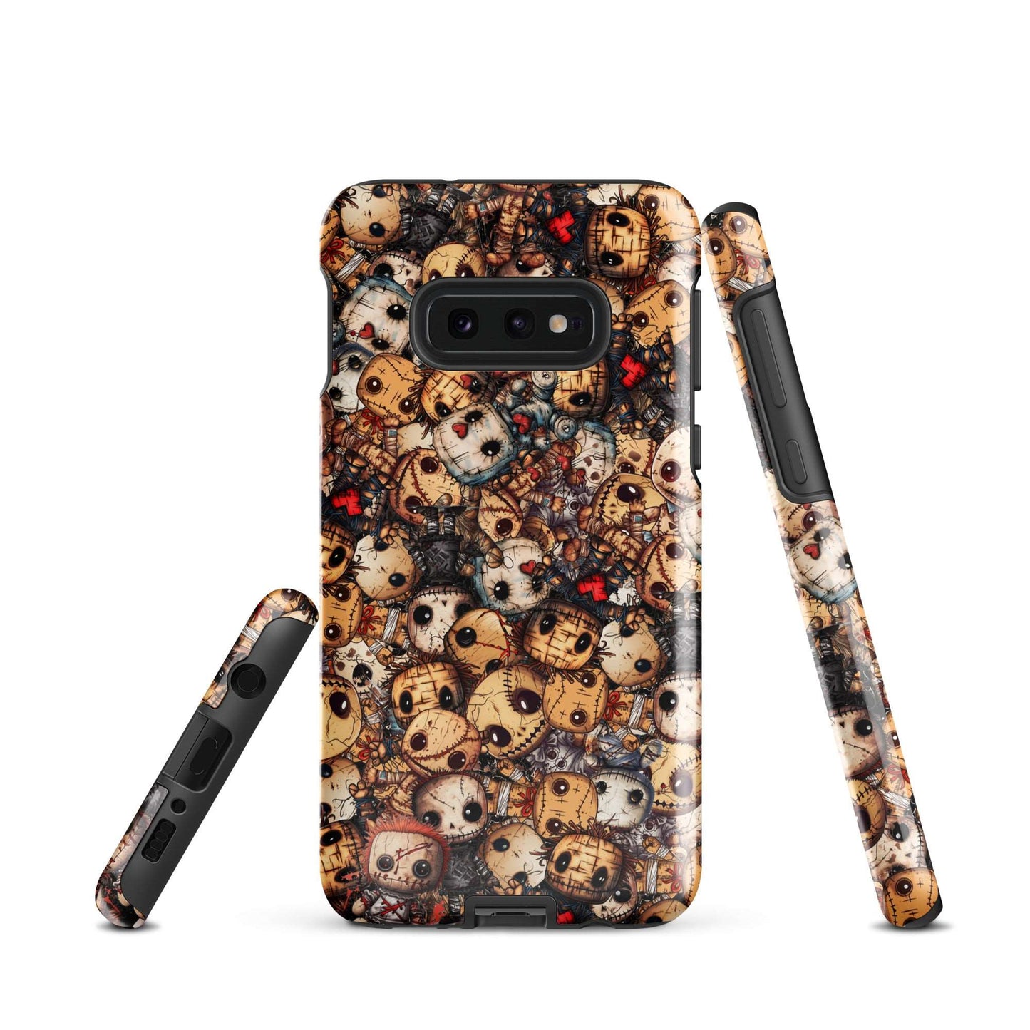 Dark Voodoo Style Tough Samsung® Case | Voodoo Dolls Phone Cover | Black Magic Themed Phone Accessories | "Stitches and Sabotage"