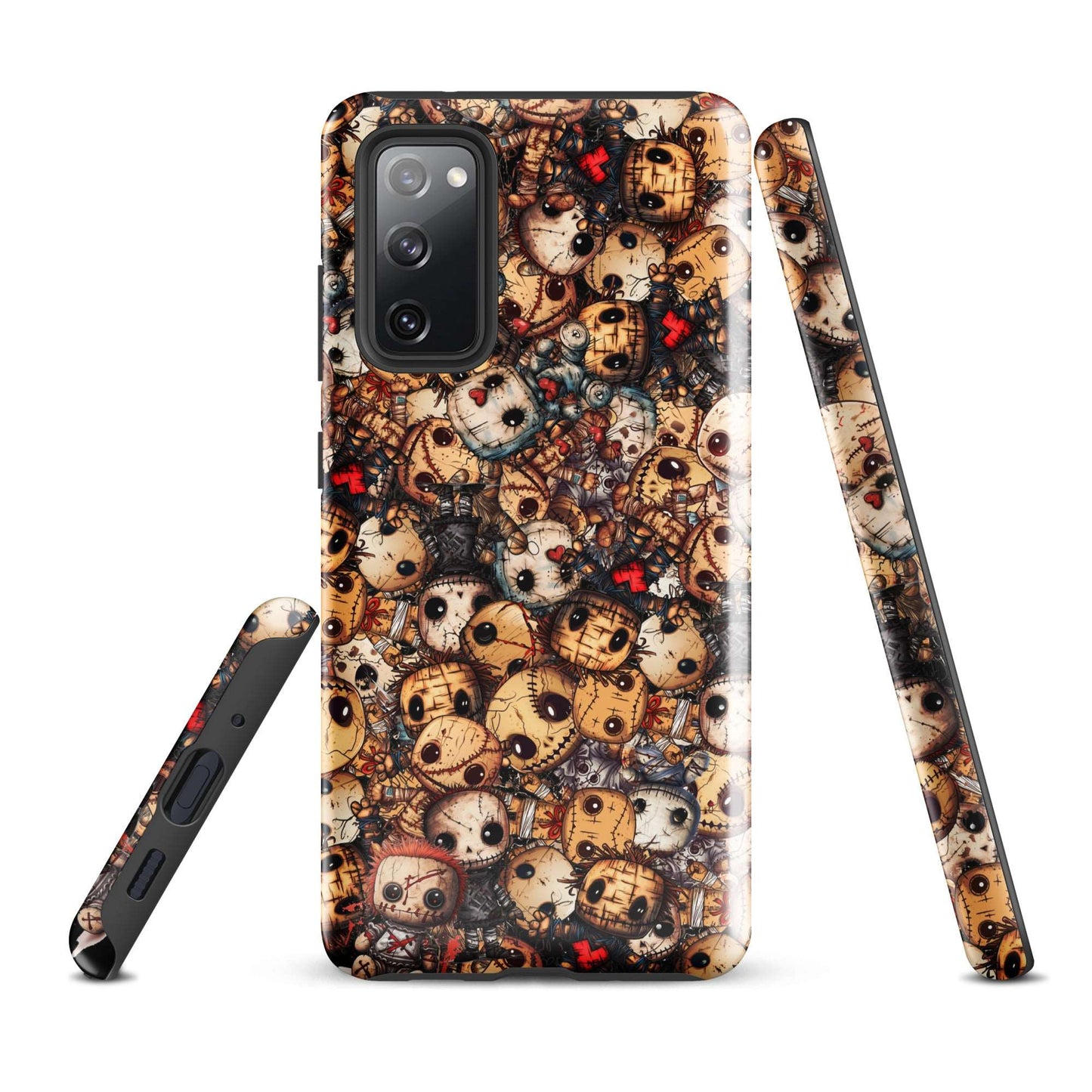 Dark Voodoo Style Tough Samsung® Case | Voodoo Dolls Phone Cover | Black Magic Themed Phone Accessories | "Stitches and Sabotage"
