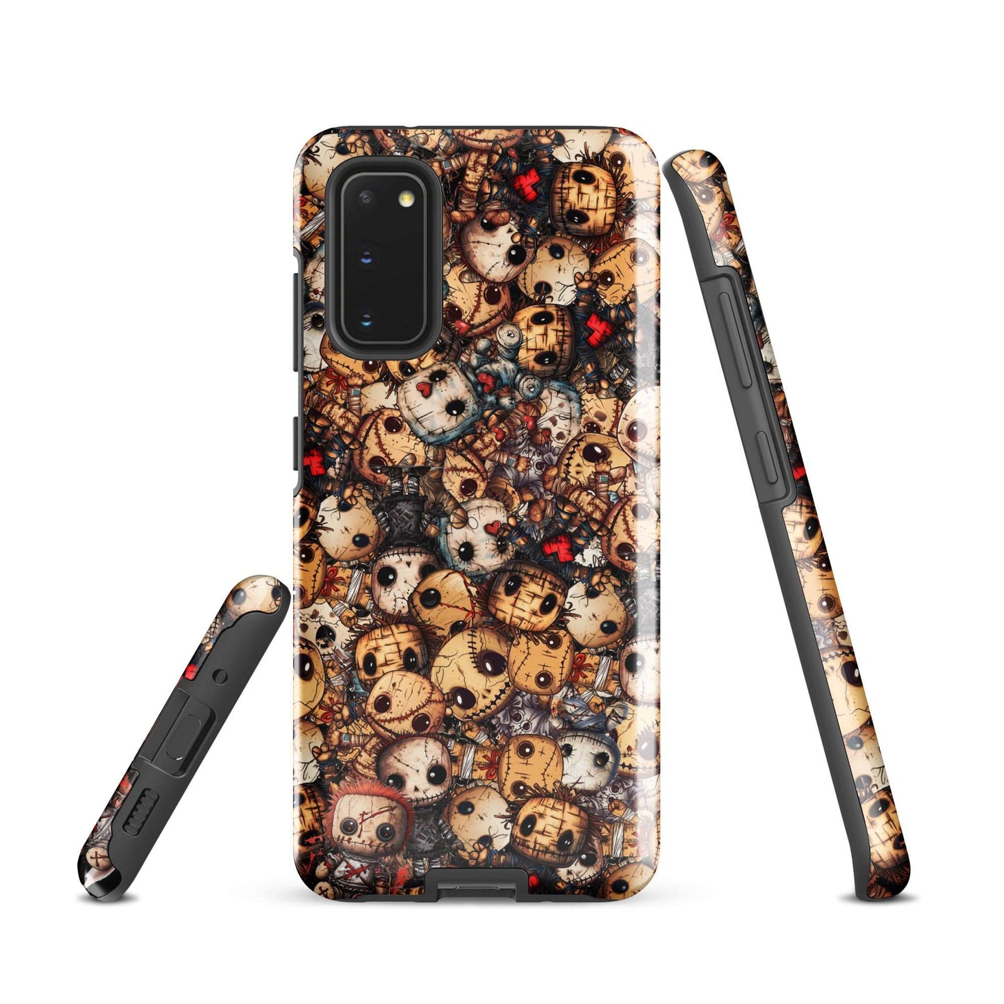 Dark Voodoo Style Tough Samsung® Case | Voodoo Dolls Phone Cover | Black Magic Themed Phone Accessories | "Stitches and Sabotage"