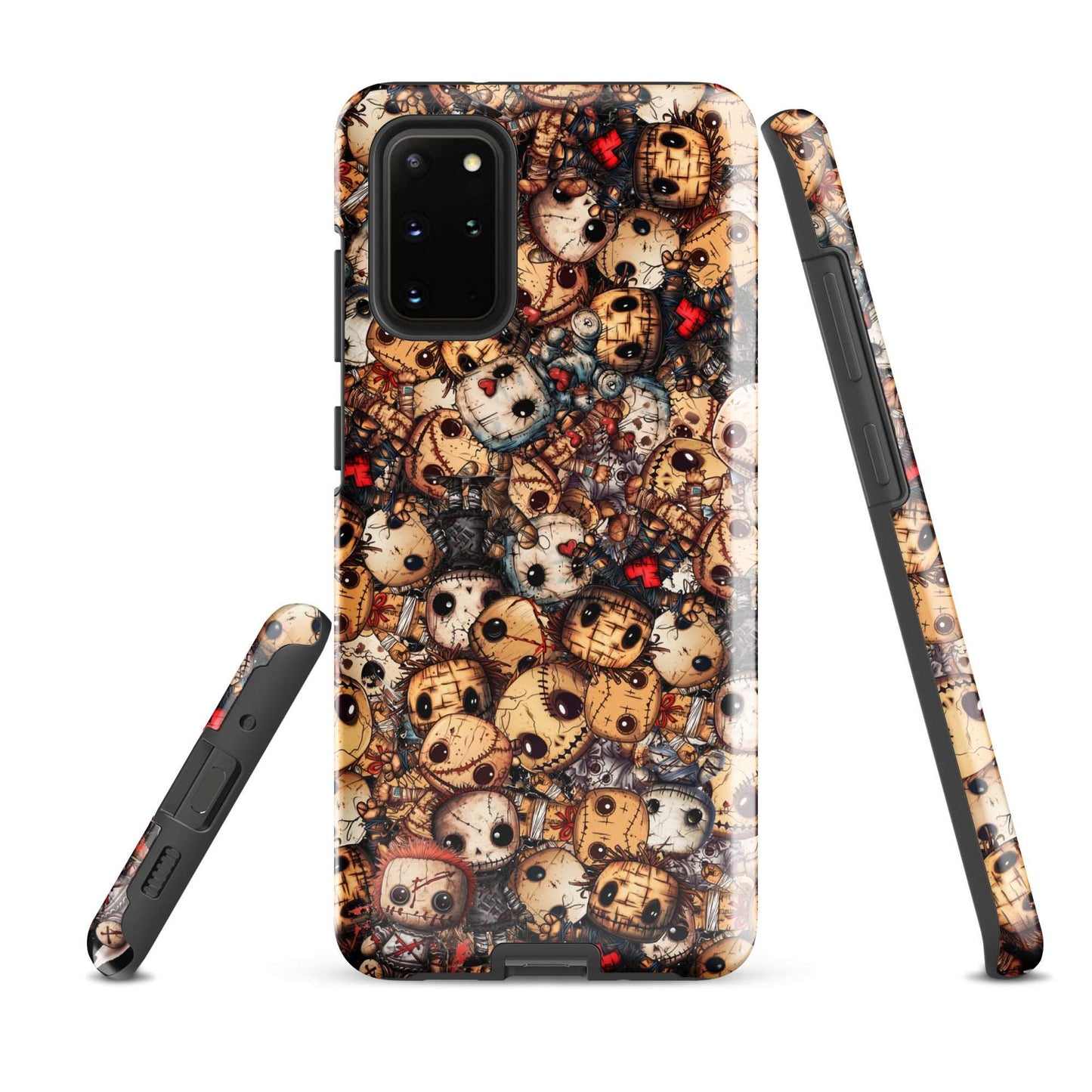 Dark Voodoo Style Tough Samsung® Case | Voodoo Dolls Phone Cover | Black Magic Themed Phone Accessories | "Stitches and Sabotage"