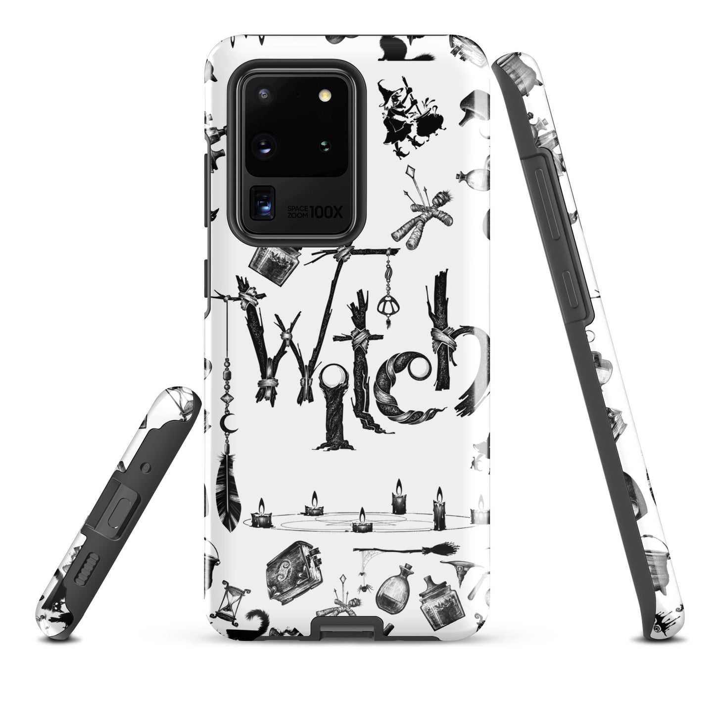 Witchy Pattern Tough Samsung® Case | Witch Symbols Phone Cover | Witchcraft Themed Phone Accessories | "Twisted Witch"