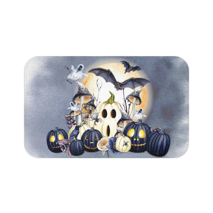 Always Halloween Bath Mat | Year Round Halloween Bathroom Rug | Spooky Themed Bath Decor | "Halloween Blues"