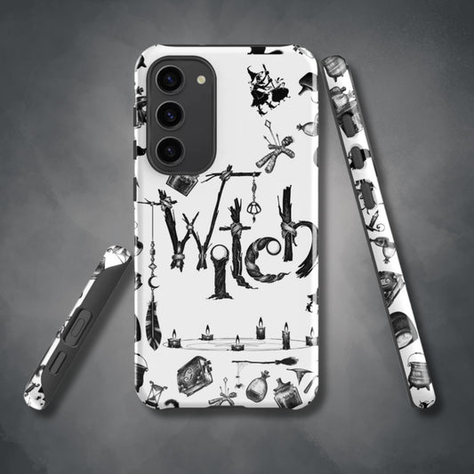 Witchy Pattern Tough Samsung® Case | Witch Symbols Phone Cover | Witchcraft Themed Phone Accessories | "Twisted Witch"